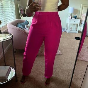 Pink slacks